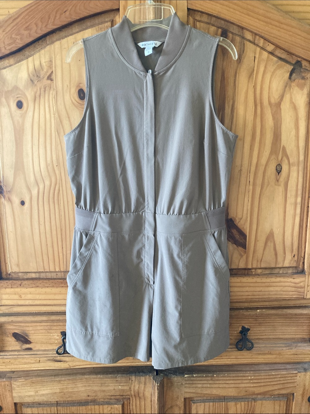 Women’s Athleta brown shorts jumper romper size 14